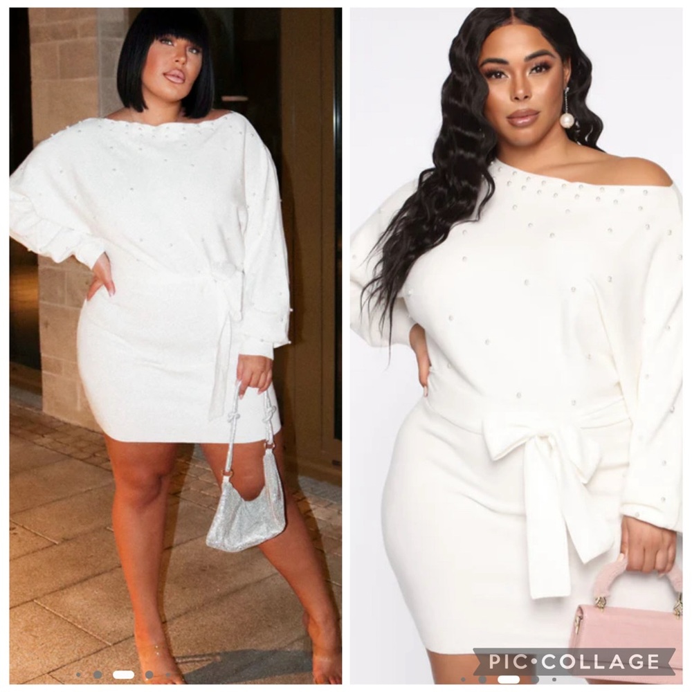 Fashion Nova White Dress